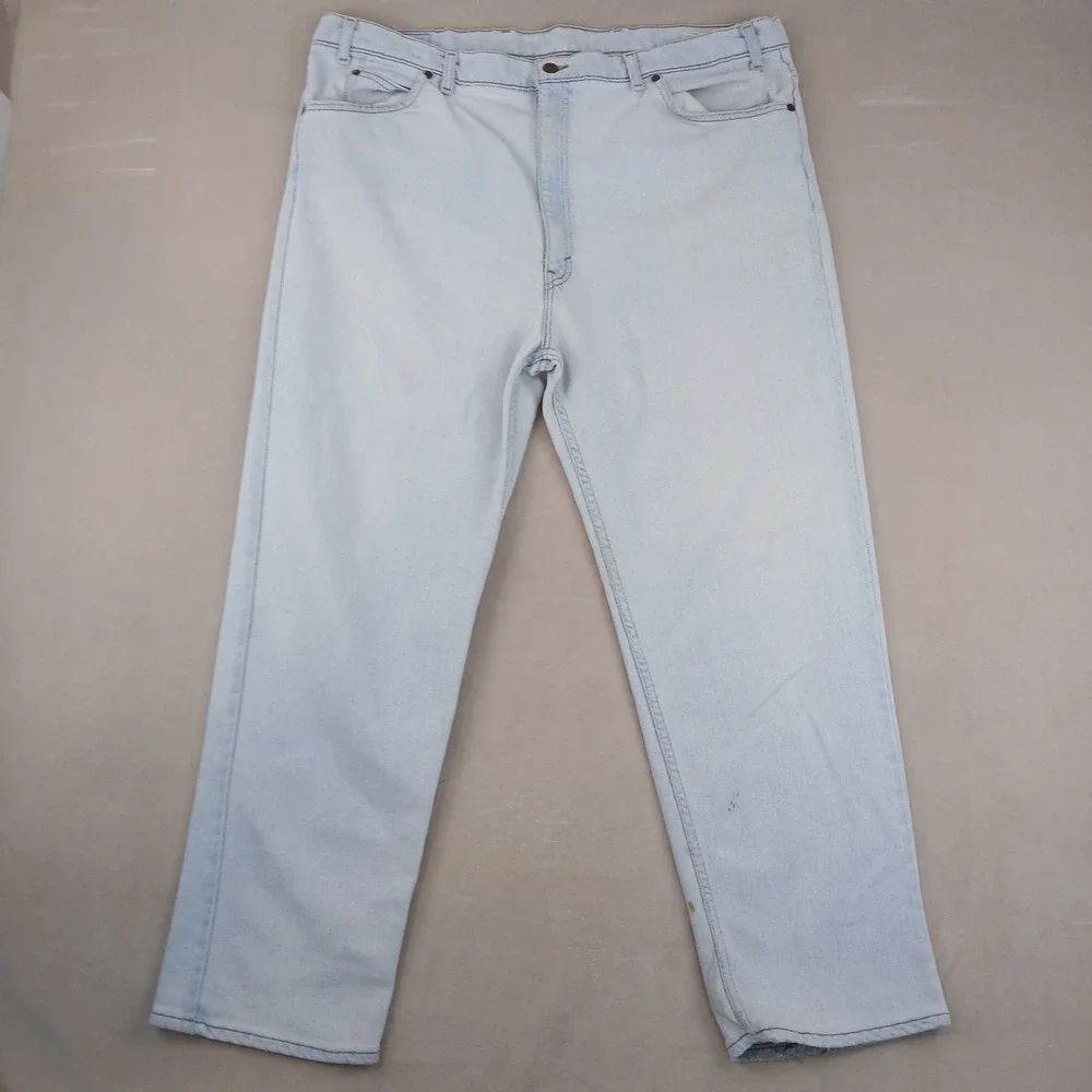 Vintage Levis 540‎ Flex 42x28 Mens Jeans Brown Tag 1998 FLAWS